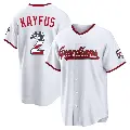Youth No.2 CJ Kayfus Cleveland Guardians White Limited USA 250 Fourth Of July Home Stadium Jersey